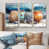 Toile naturelle avec cadre flottant