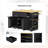 48" Rolling Kitchen Island With Drop Leaf And Built-In Power Outlet - Black-1669300743