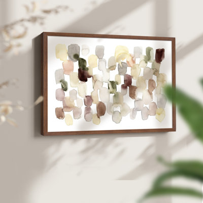 Melted Sediment III -Framed Print - Restickable