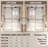 56-60" x 76" H Frameless Sliding  Shower Door, 5/16" (8mm) Clear Tempered Glass, Stainless Steel Frame,Matte Black