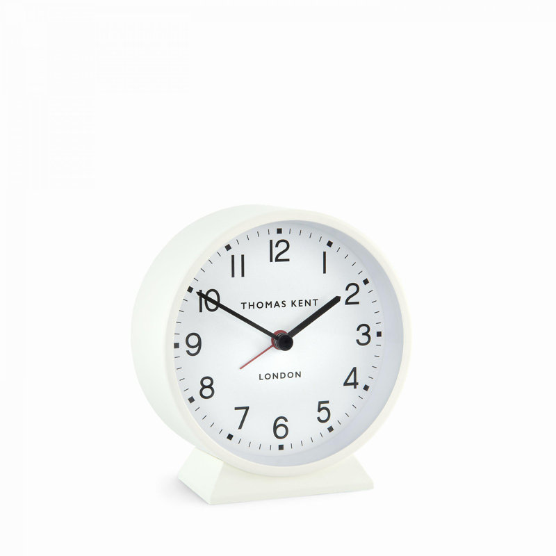Puffin Alarm Clock Dusty 5in, White