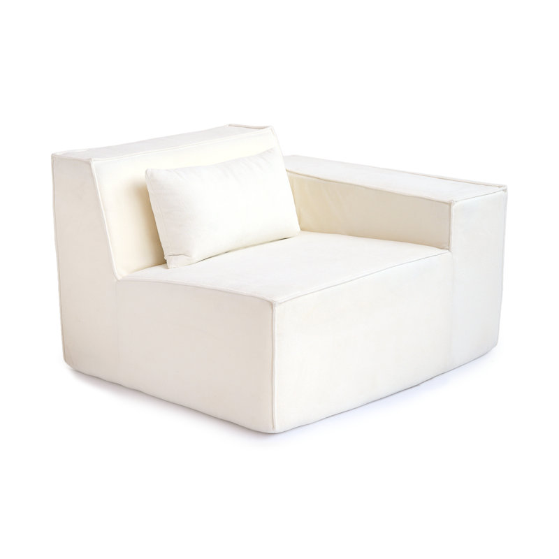Fauteuil d'angle (côté gauche), Beige