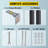 Gate Roller Guide 6" Sliding Gate Black Nylon Roller Coloring Zinc Painted
