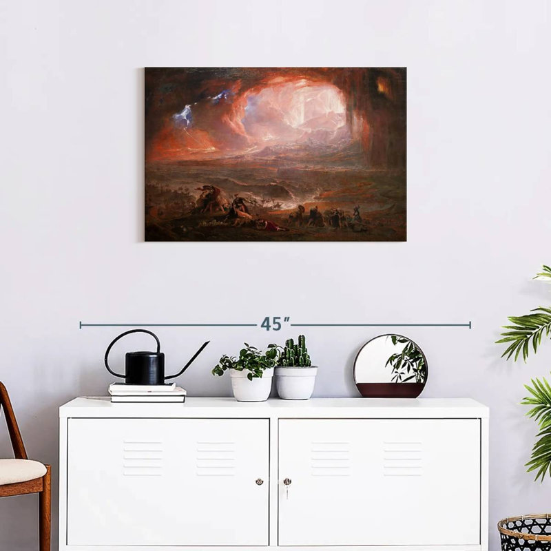 Keiri Destruction Of Pompeii And Herculaneum, 20" H x 30" W