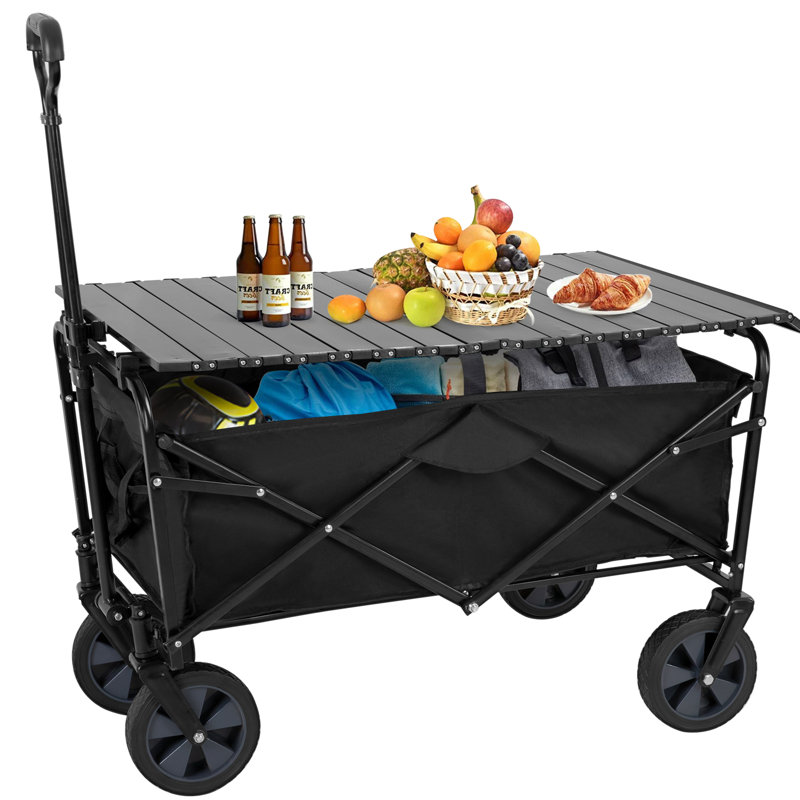 Table pliante pour chariot pliable