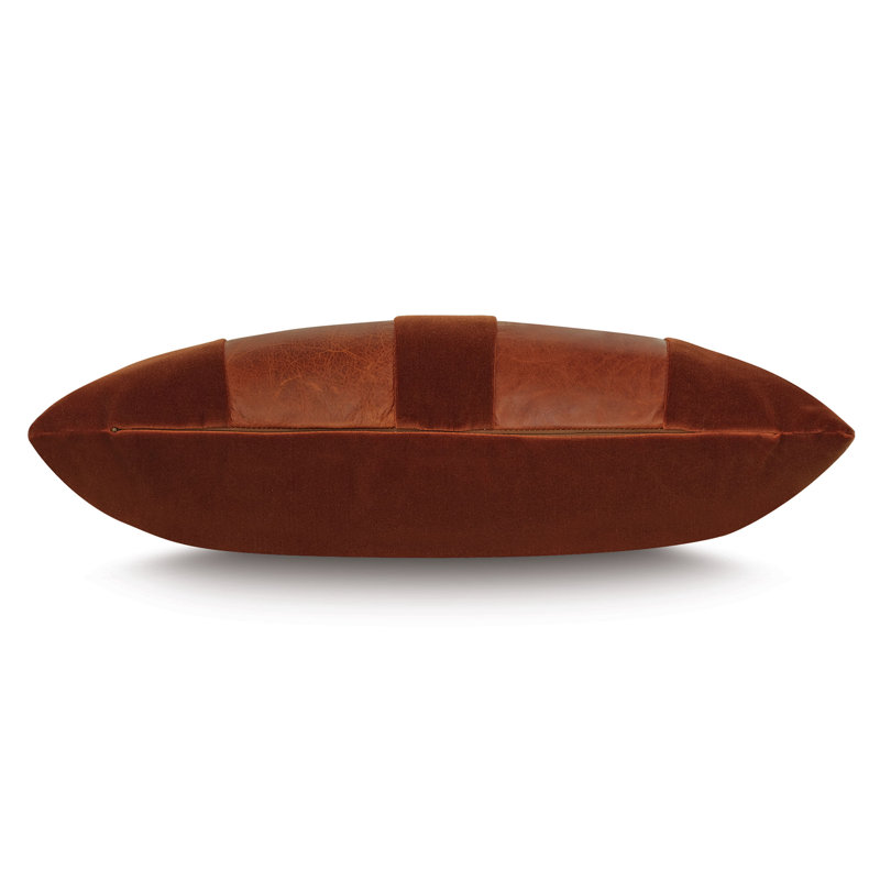 Oriel Lumbar Pillow Cover & Insert, Cognac