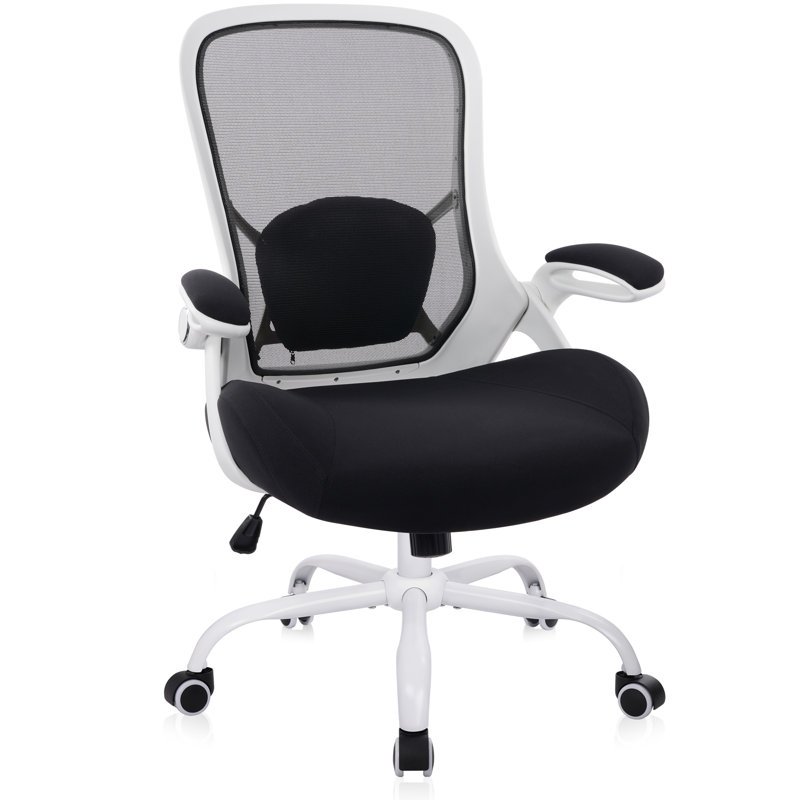 Chaise ergonomique Home Ofiice, Noir, Blanc