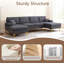 Canapé modulaire en U 3 pièces Fluffy-166838156
