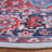 Kingsford Oriental Cotton Blue/Rust Area Rug-1101945651