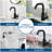 Single Handle Stainless Steel Bar Faucet With Supply Lines And Deckplate-104905128