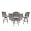 Metal Bar Set with Stools