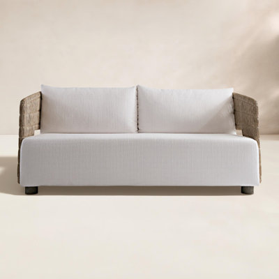 Maldives 72'' Wide Straight Patio Sofa with Cushions