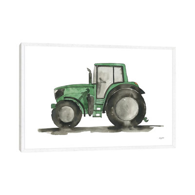Green Tractor by Kelsey McNatt - Painting on Canvas