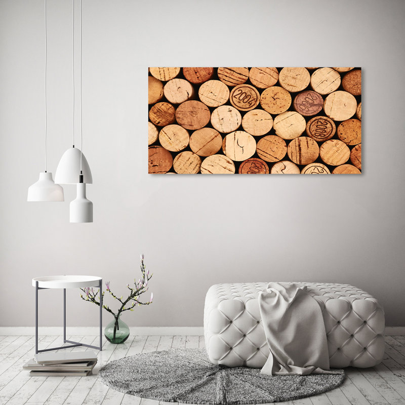 Corks Of Wine - Wrapped Canvas Print