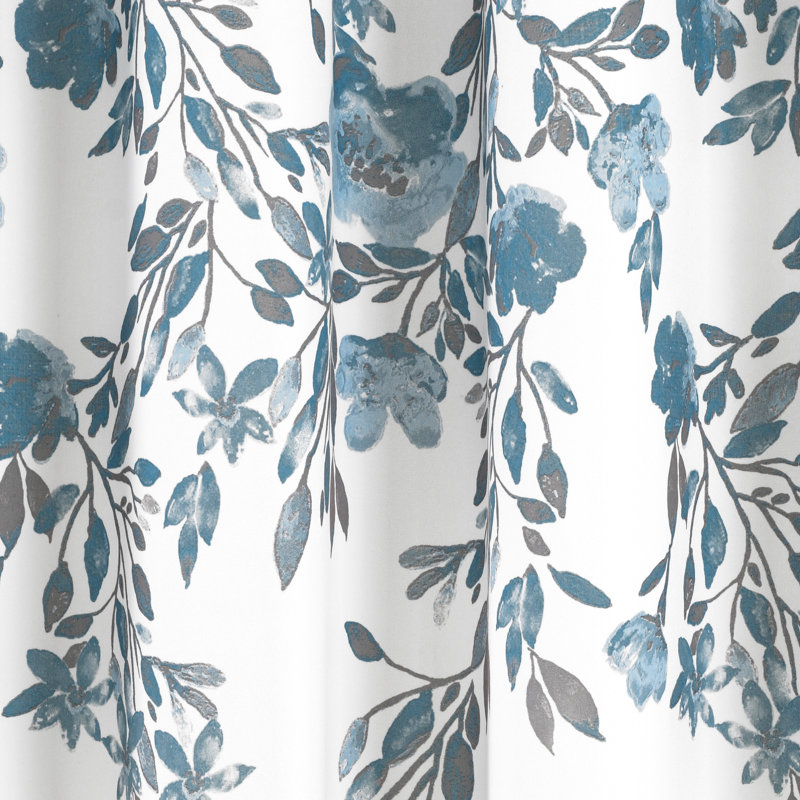 Rideau de douche Tanisha, Bleu