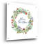  «Cedar Blues Wreath» par Art Licensing Studio, art mural en verre acrylique, 24 po x 24 po-816441887