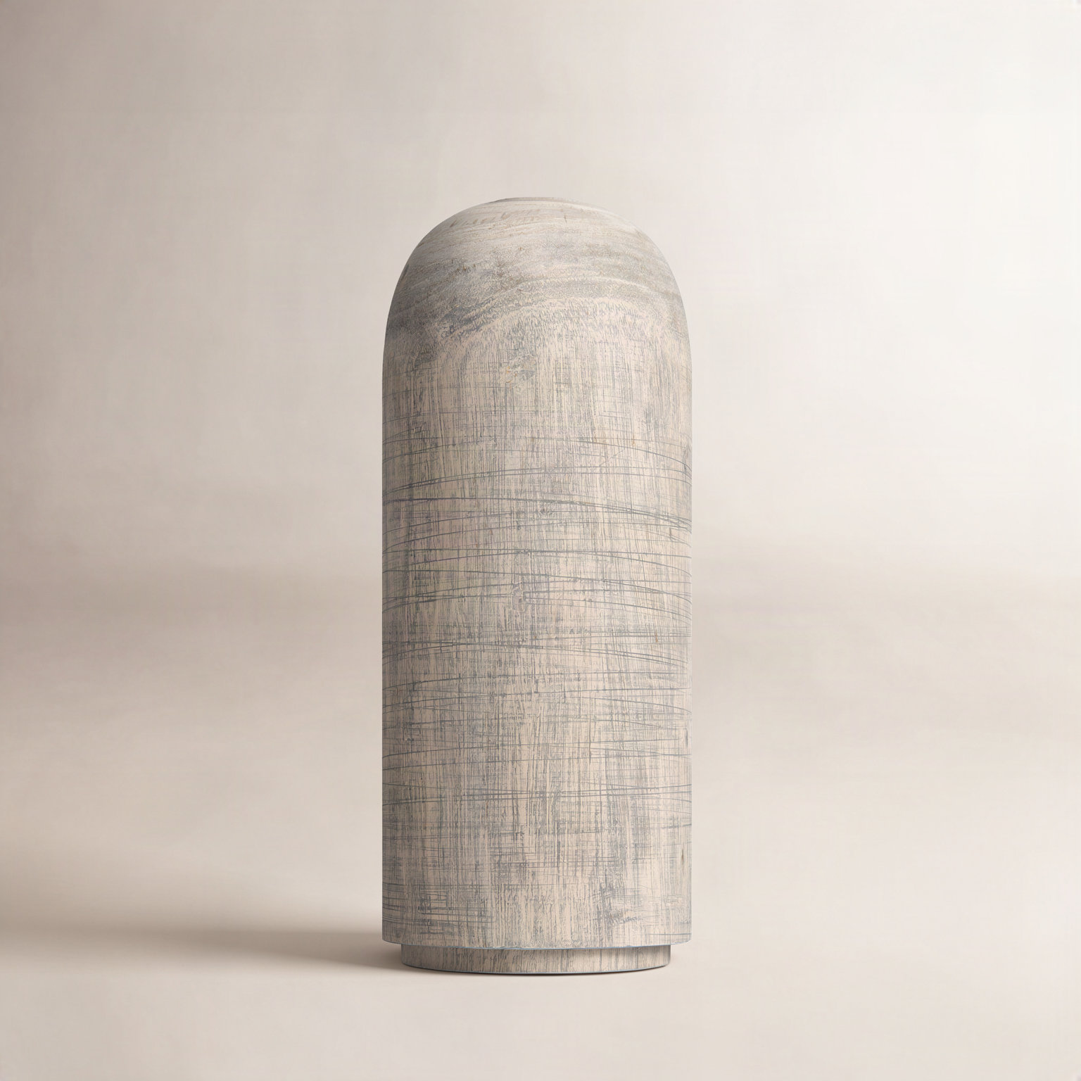 Ashburn Sculpture, 10" H x 4.5" W x 4.5" D, Gray