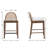 Modern Bar Stools Upholstered Counter Stools With Rattan Backrests And Wood Legs Kitchen Stools For Island-2019909512-2019909505
