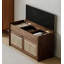 Banc de rangement Mid-Century