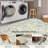 Washable Floral Area Rugs Boho Large Rugs Non-Slip for Bedroom Soft Rubber Backed Carpet-1787200568