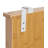 Wall-Mounted Clothes Drying Rack, Bamboo, Collapsible