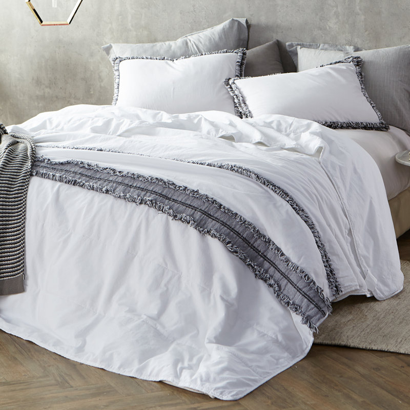Cotton Percale Comforter, Queen Comforter