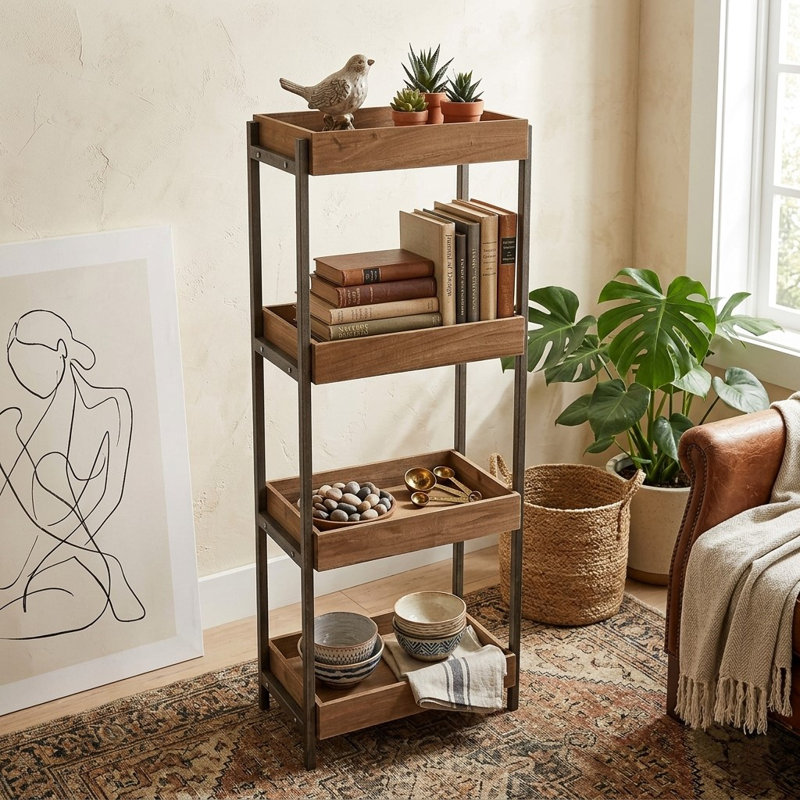 Teigan 19.69 " W Shelving Unit