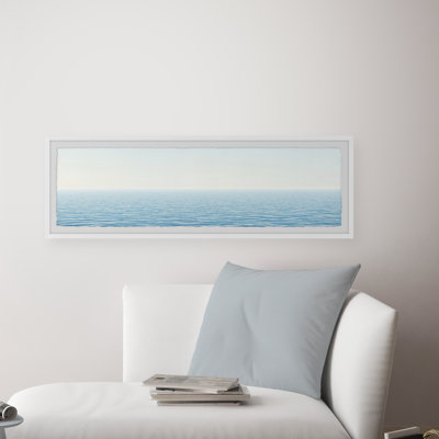 «Sea Wide», reproduction de photo panoramique sur papier encadrée