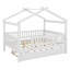 Lit en bois avec couchette-1050307711