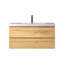 Meuble-lavabo mural simple 42 po A.Oak-556074374