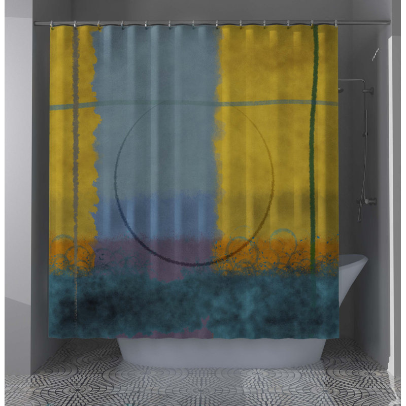Rideau de douche abstrait Xenia