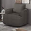Fauteuil pivotant rembourré à accoudoirs rembourrés Modern-1868946750
