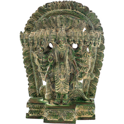 Lord Vishnu dans son grossissement cosmique