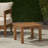 Minimalist Acacia Wood Side Table - 19.75" Square Slat Top, Weather-Resistant Design - Clean & Modern Outdoor Accent-1071419339