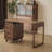Walnut Rectangle Solid Wood Desks-276197749