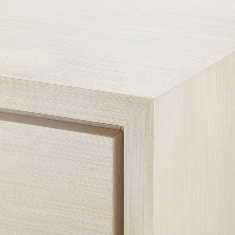 Stanford End Table, Blanched Oak