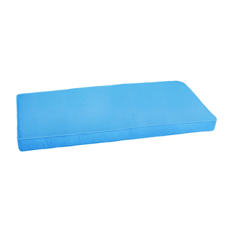 Coussin de siège d'extérieur Sunbrella, L 45 po x P 19 po, Sunbrella® bleu, 2"