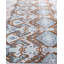 Tapis noué à la main de conception unique Ikat - bleu, 8 pi 0 po x 10 pi 4 po