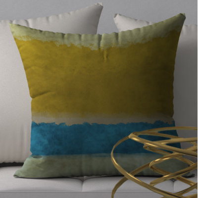 Abstract Throw Pillow