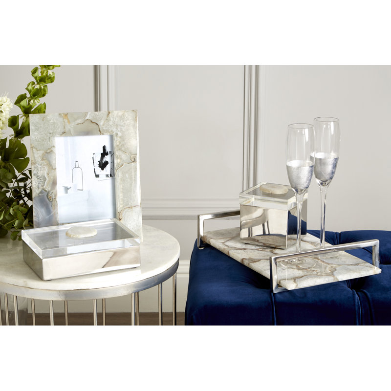 Admiral Stone Tray, 7cm H x 41cm W x 28cm D