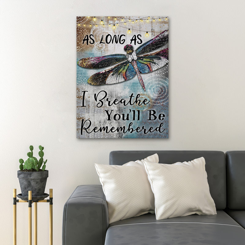 «Value N'applique pas», impression sur toile tendue, H 14 po x l 24 po x P 2 po