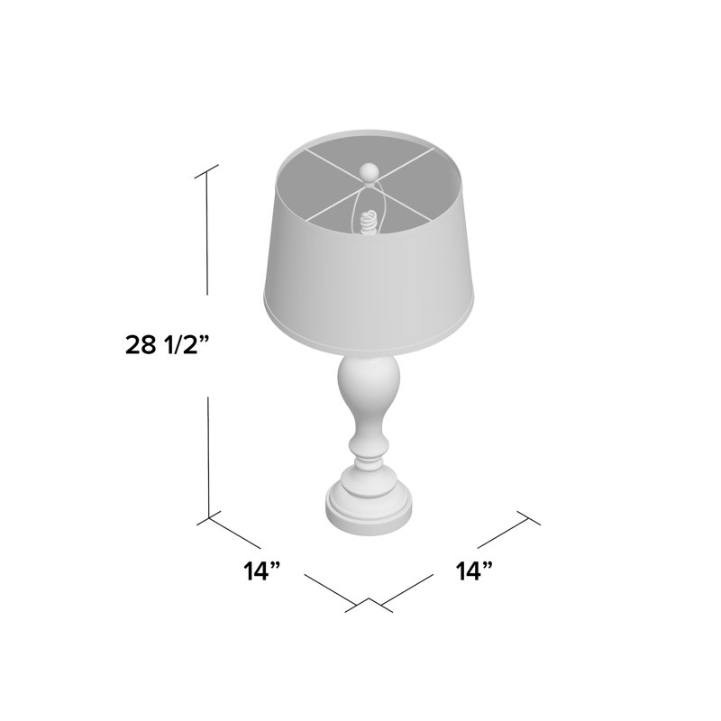 Ahlers Resin Table Lamp