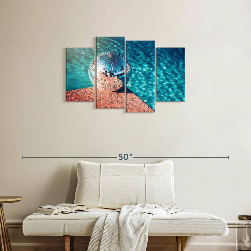 Abarca Disco Ball, 22" H x 36" W