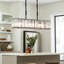 Lustre européen en cristal clair