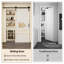 Porte de grange coulissante en forme de K 84 po x l 48 po avec quincaillerie d'installation-102619192-122056418