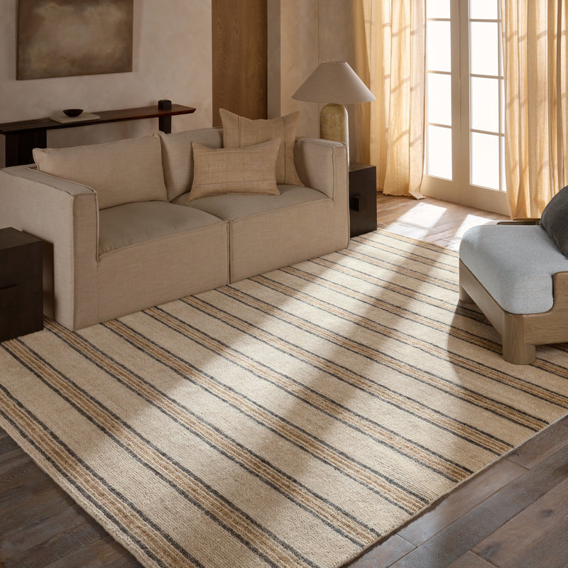 Jaipur Living Famille APL01 Handknotted Medallion Tan Area Rug (8'x10'), Rectangle 10' x 14'