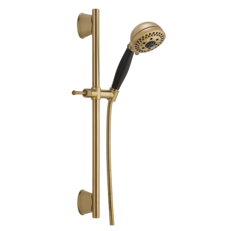 Universal Showering Components Multi Function Handheld Shower Head, Champagne Bronze