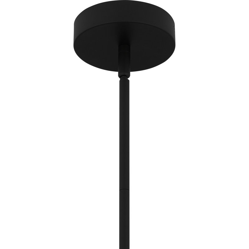 Mini-luminaire suspendu à DEL Sadell, Noir mat