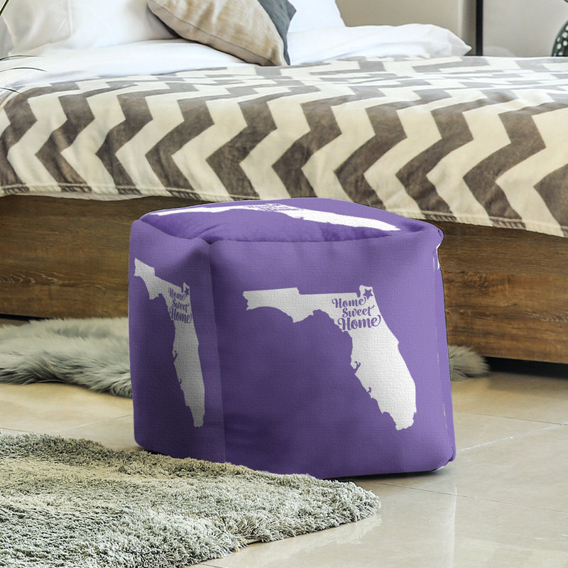 Repose-pieds à cubes jacksonville the home, Mauve