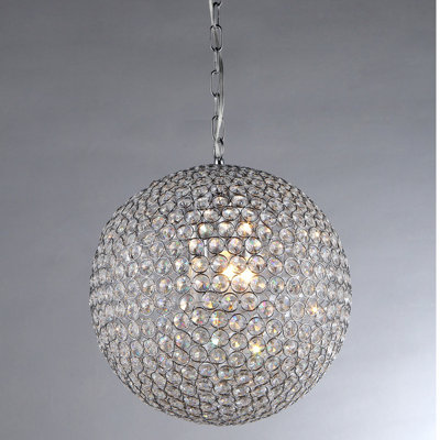 Vandorn 4 - Light Dimmable Globe Chandelier